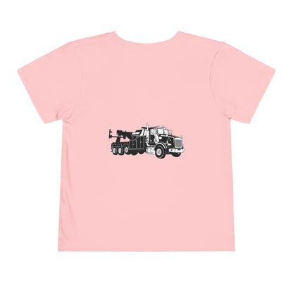 Heavy Tow Truck Toddler Unisex Short Sleeve Crewneck Tee