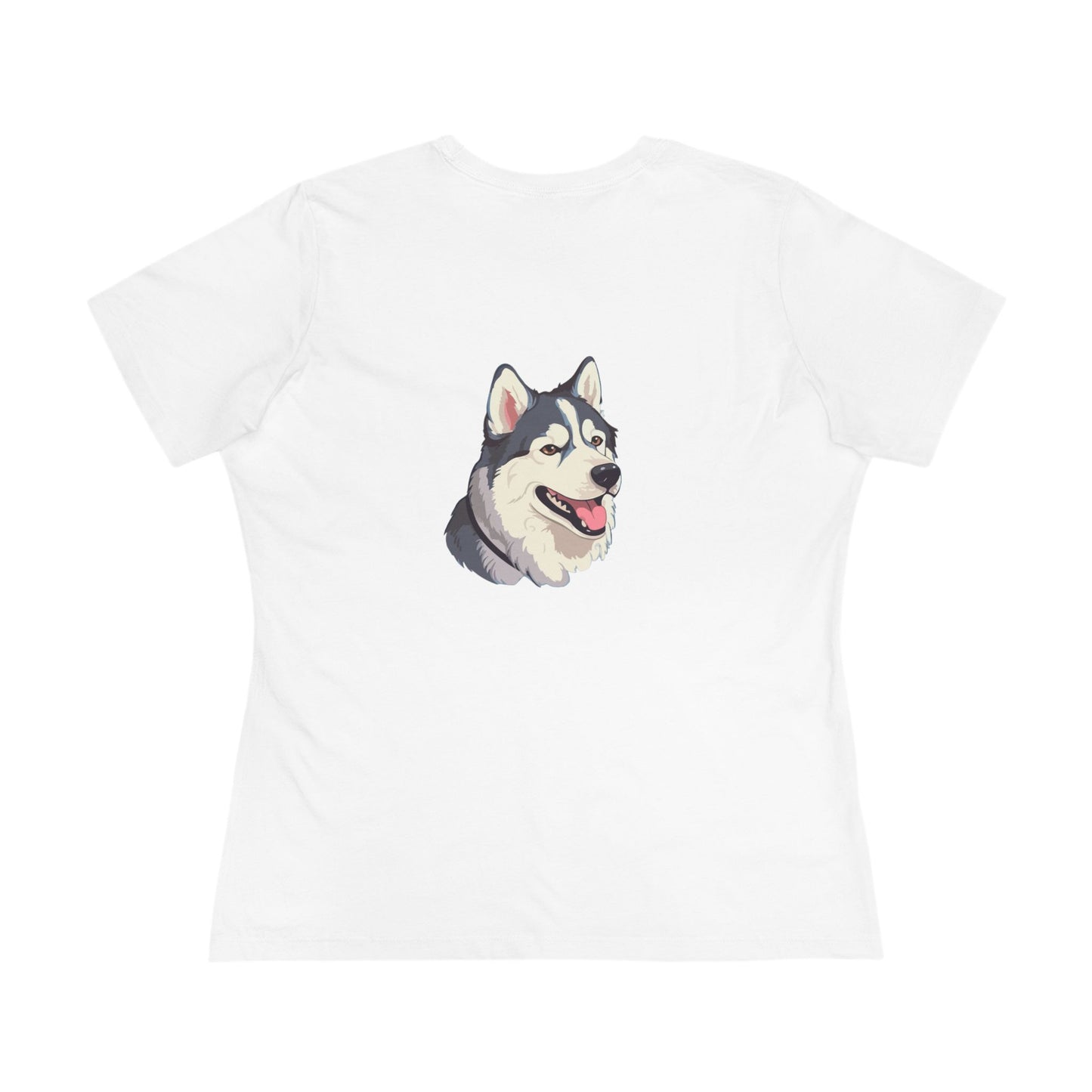 Malamute Head Women's Short Sleeve Crewneck Tee