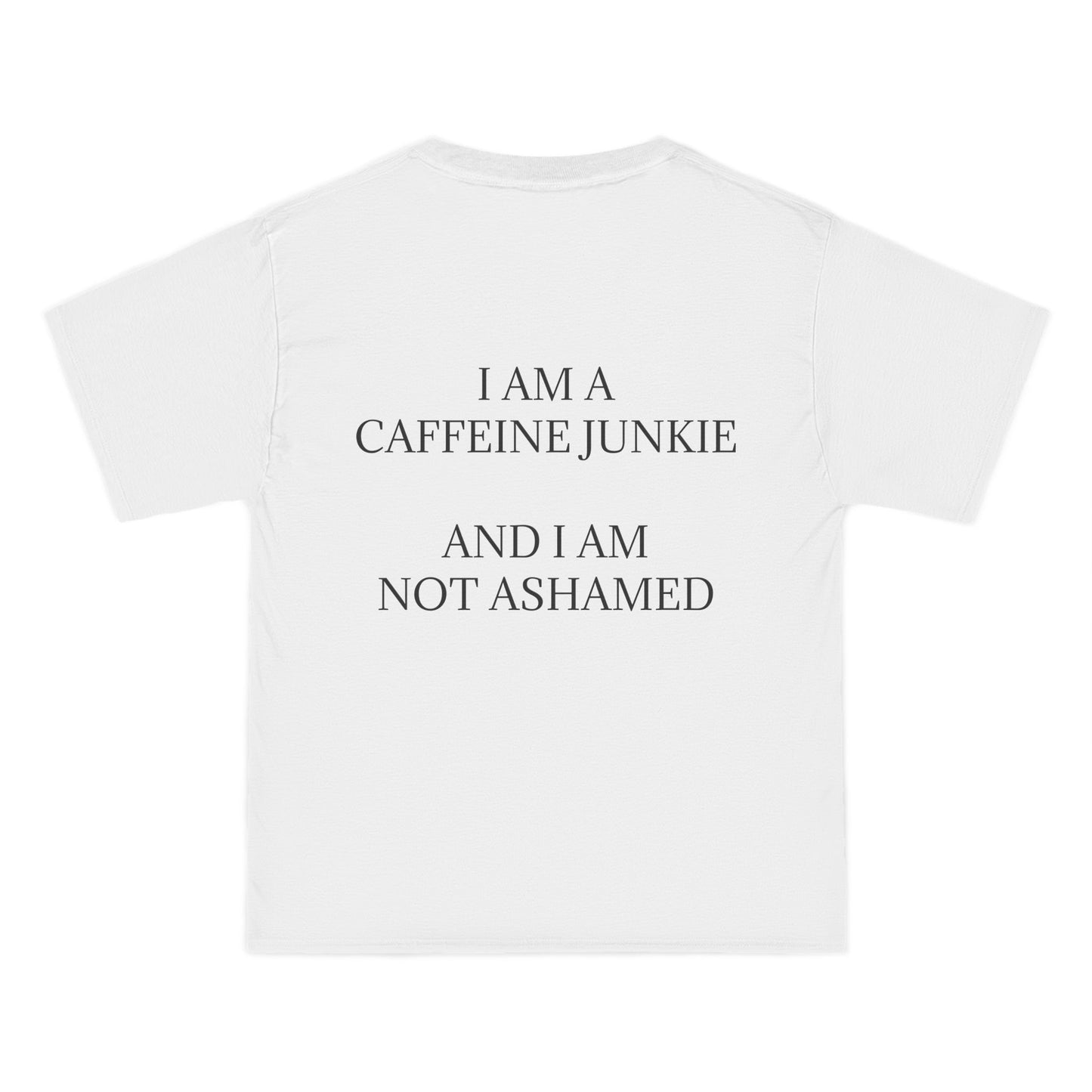 Caffeine Junkie Men's Short-Sleeve Crewneck Tee