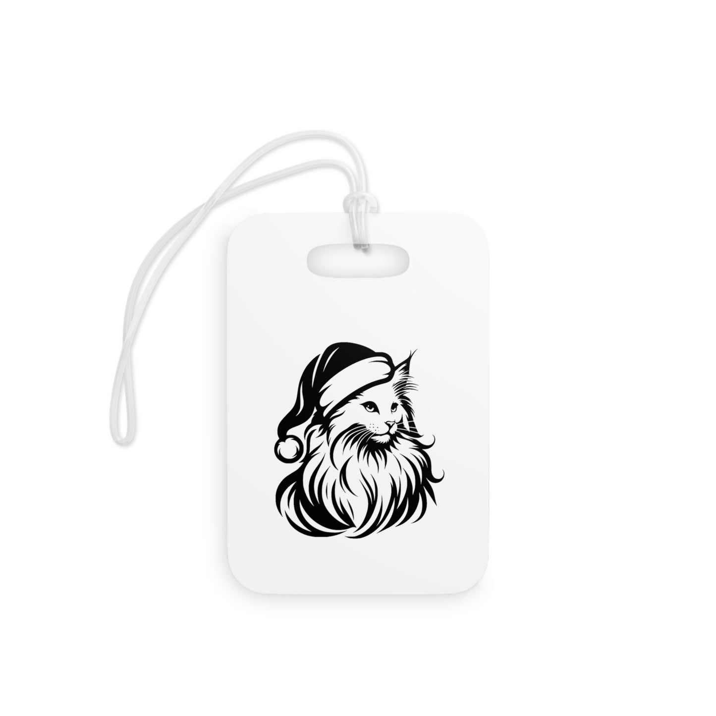 Santa Paws Cat Luggage Tag