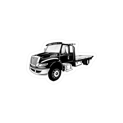 Flatbed Tow Truck Vinyl Decal