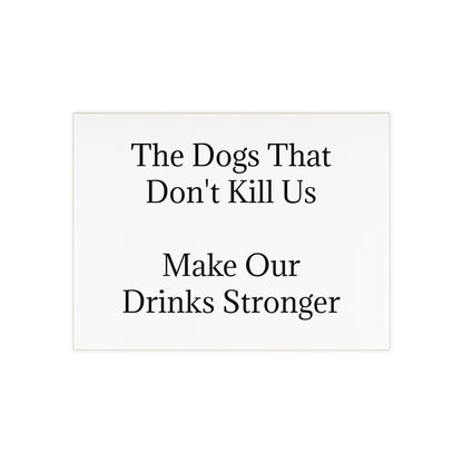 Drinks Stronger Ceramic Photo Tile