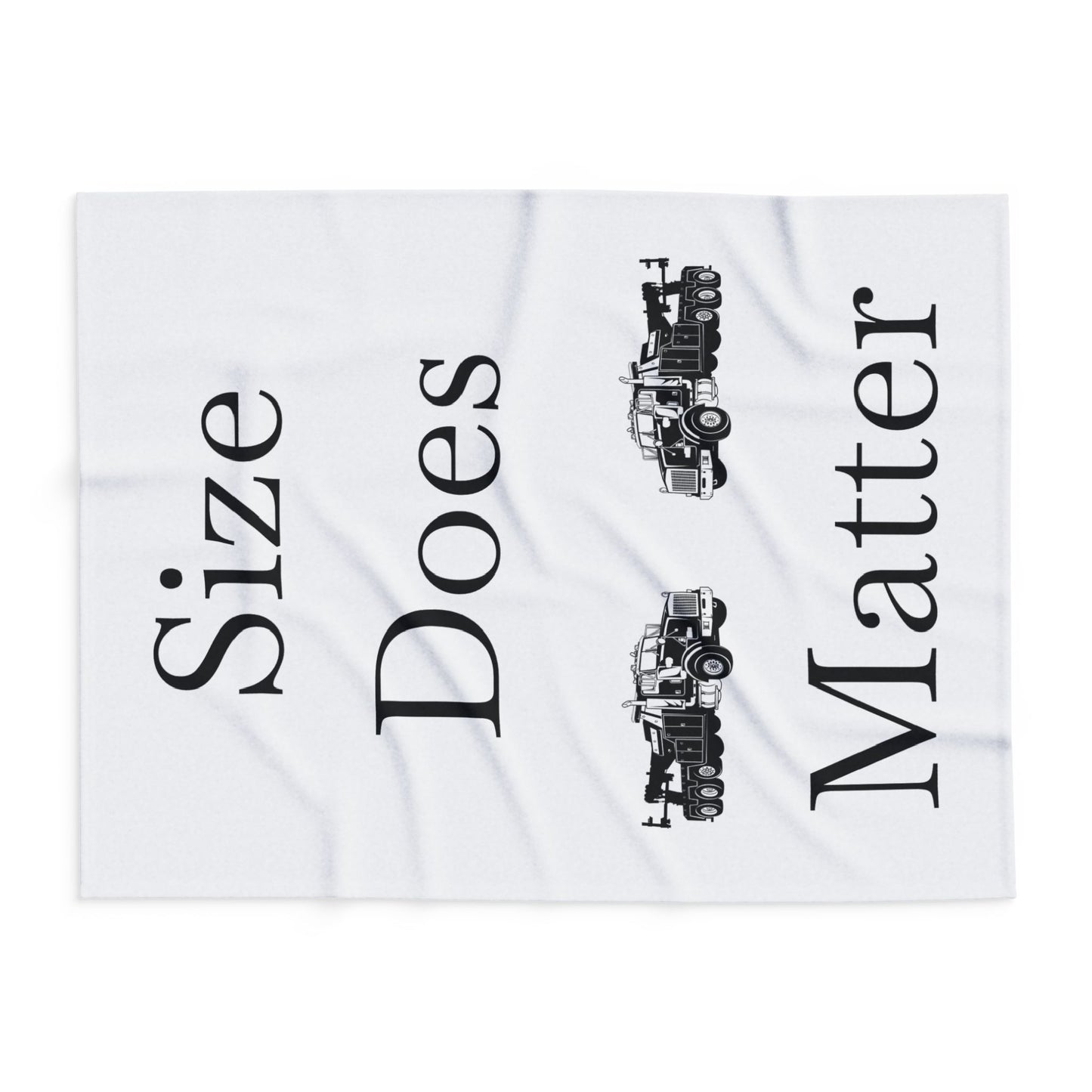 Size Does Matter Arctic Fleece Blanket