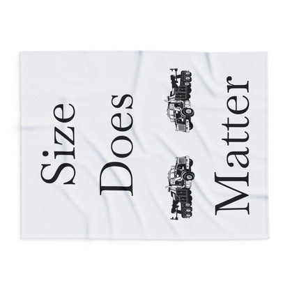 Size Does Matter Arctic Fleece Blanket