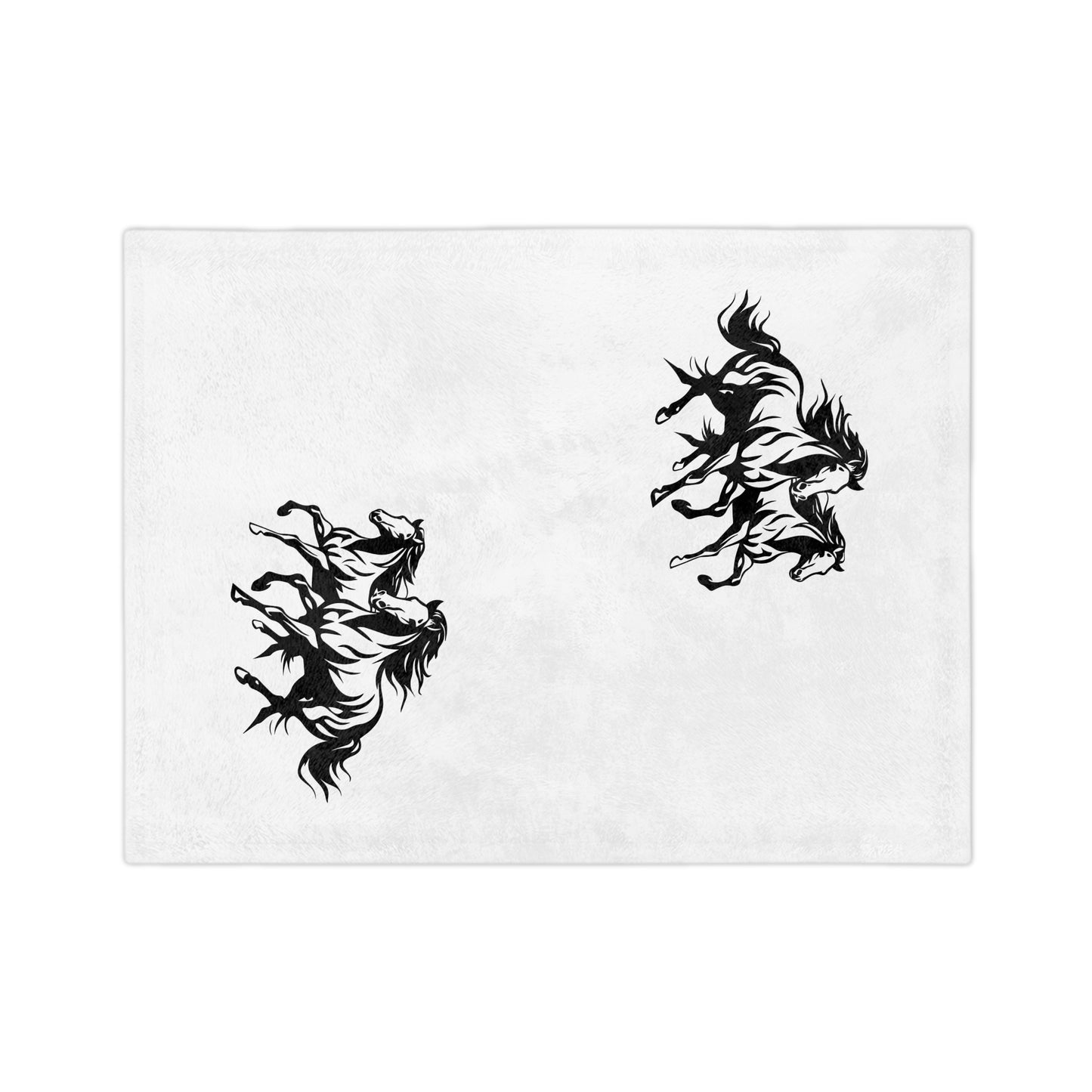 Horsin' Around Velveteen Microfiber Blanket