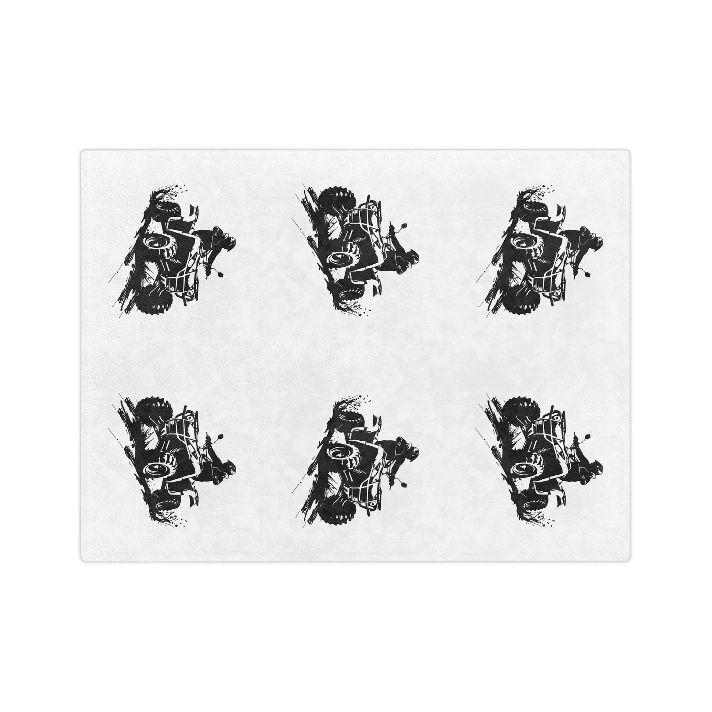 Slingin' Mud Quad Velveteen Microfiber Blanket