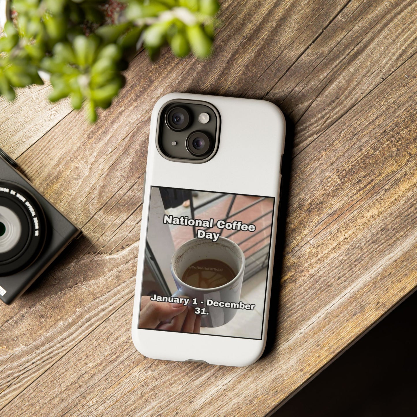 National Coffee Day iPhone Case