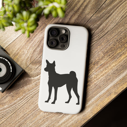 Basenji Silhouette iPhone Case