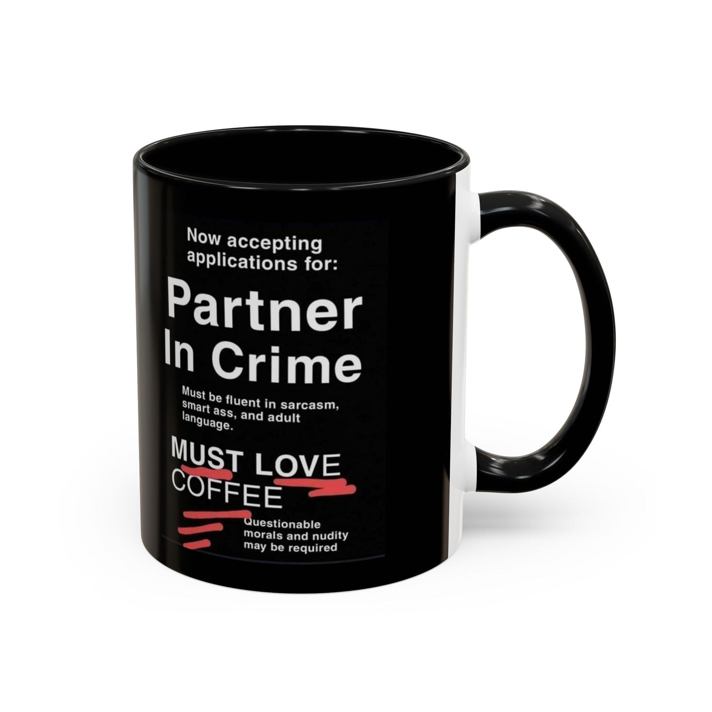 Partner In Crime 2-Tone Coffee Mug