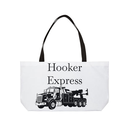 H**ker Express Heavy Tow Truck Weekender Tote Bag