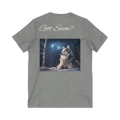 Got Snow? Unisex Short Sleeve V-Neck Tee