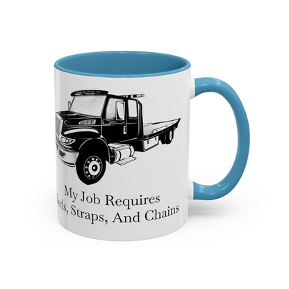 Beds, Straps, And Chains 2-Tone Coffee Mug