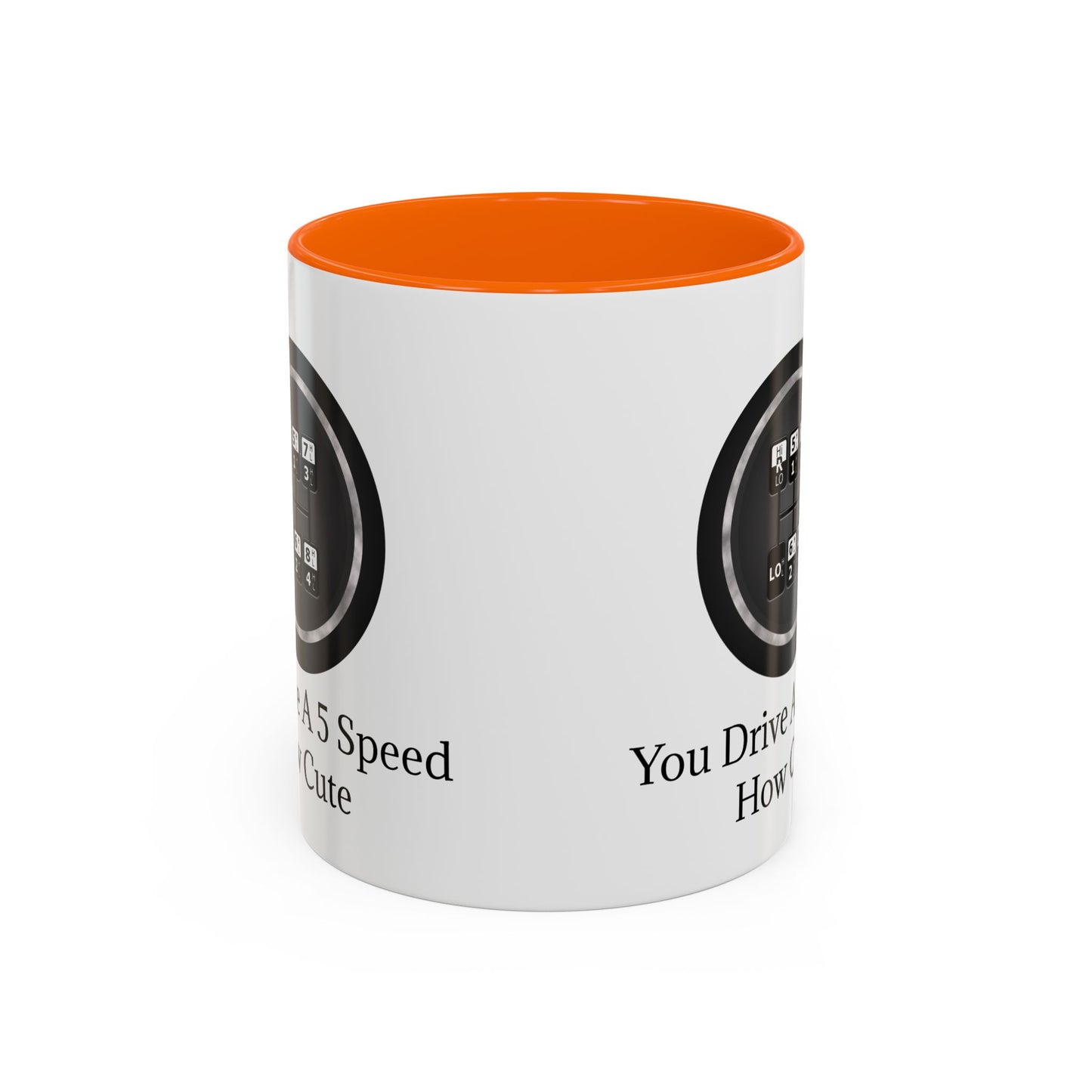 5 Speed How Cute 2-Tone Coffee Mug