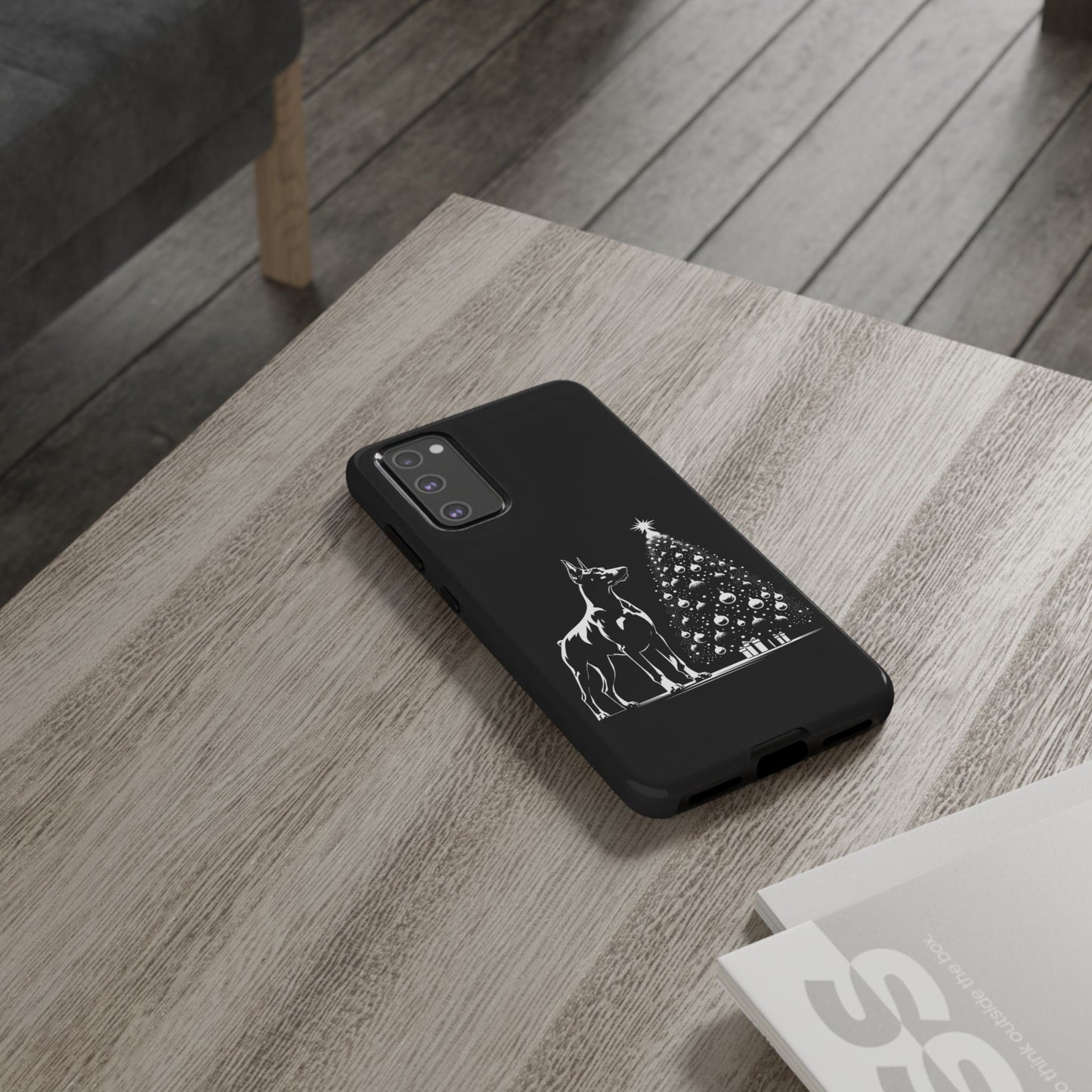 Doberman Christmas Tree Samsung Case