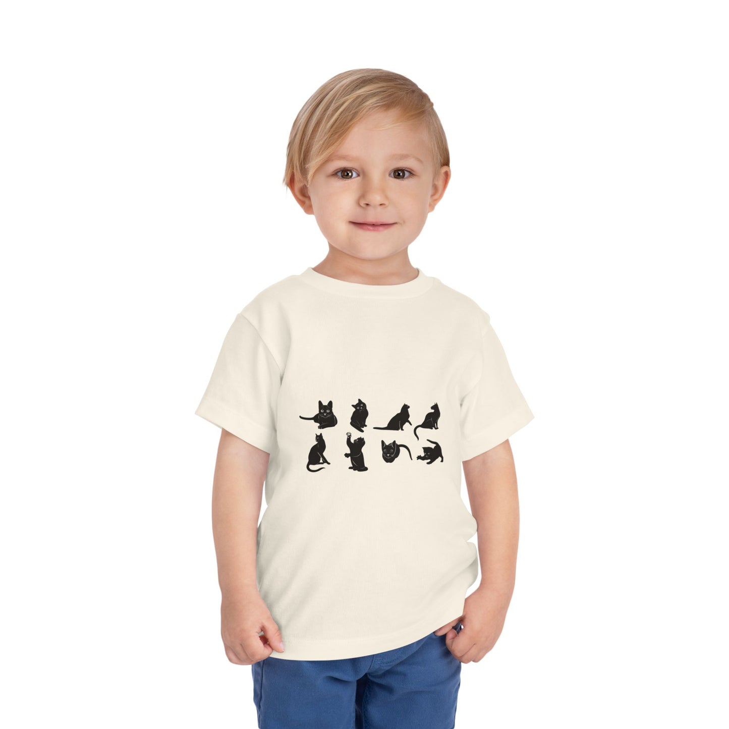 Cats Toddler Unisex Short Sleeve Crewneck Tee
