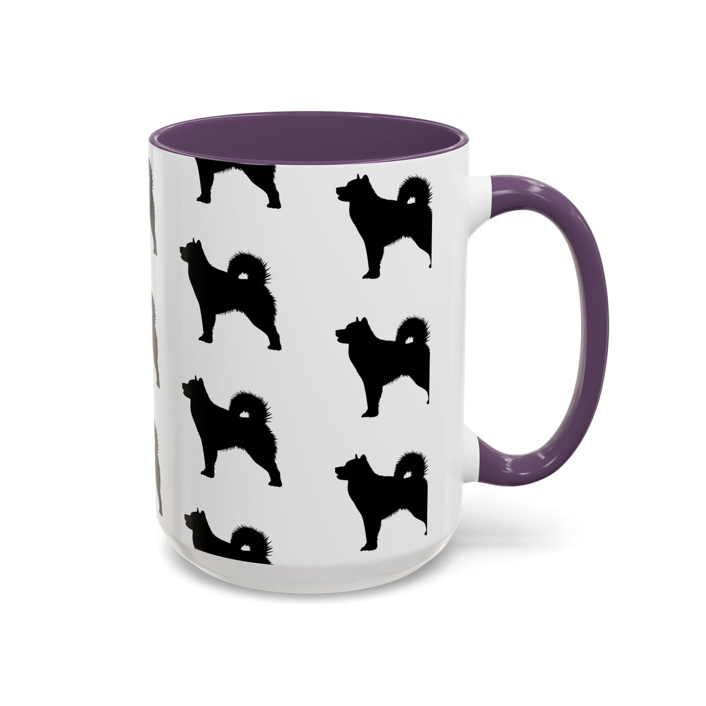 Malamute Silhouette 2-Tone Coffee Mug