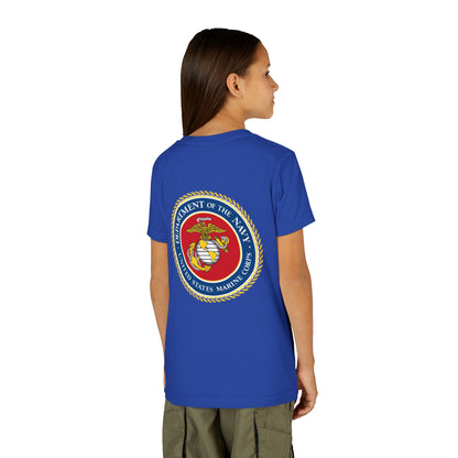 US Marine Corps Youth Unisex Short Sleeve Crewneck Tee