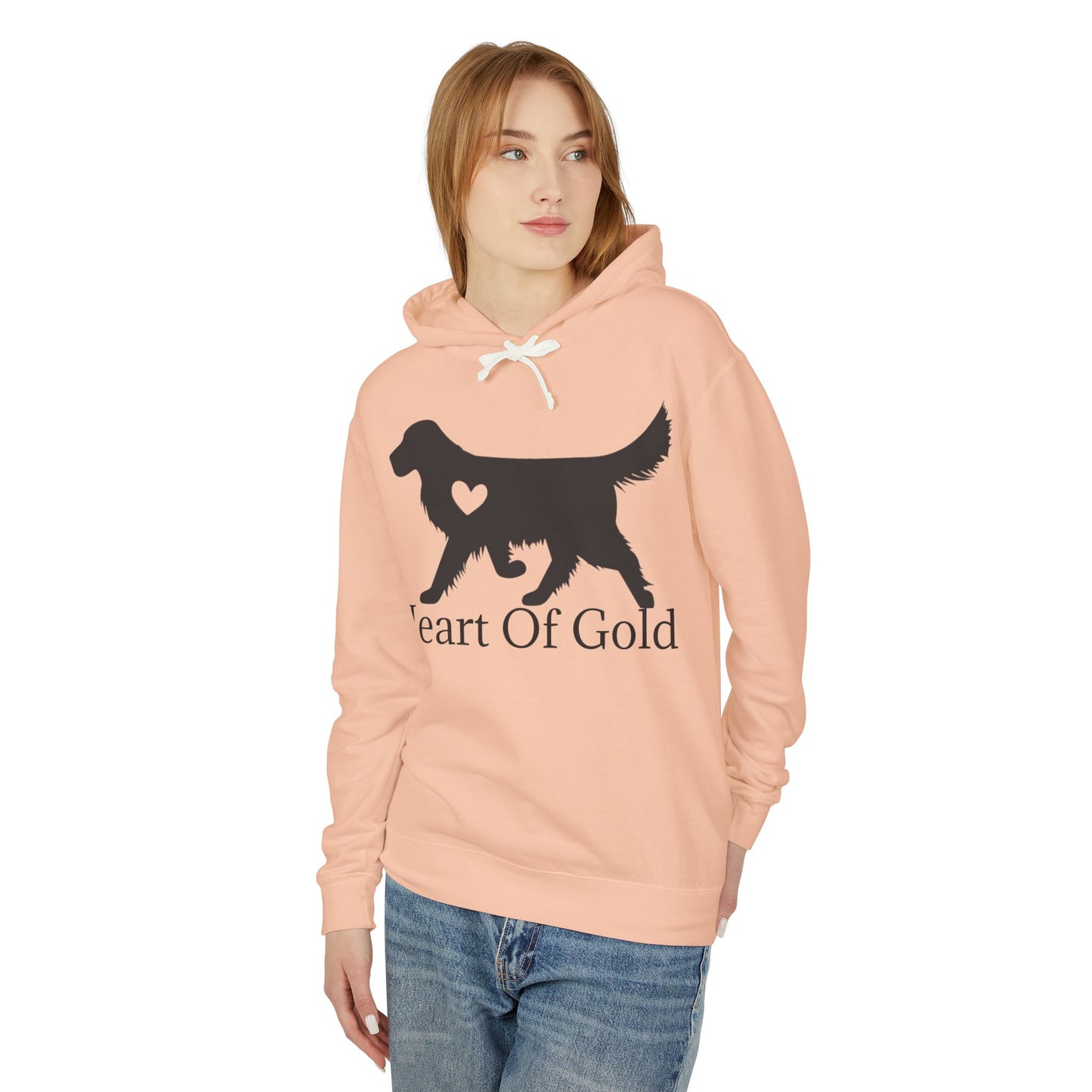 Heart Of Gold Unisex Lightweight Hoodie