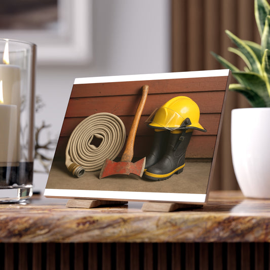 Fire/Rescue Appreciation Ceramic Photo Tile