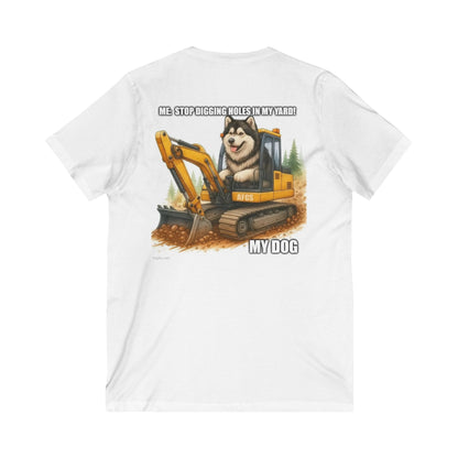 Digmaster Unisex Short Sleeve V-Neck Tee