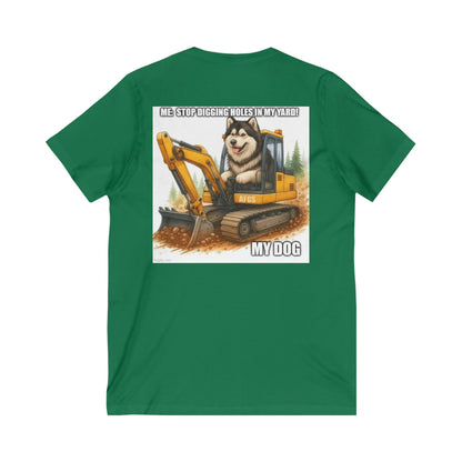 Digmaster Unisex Short Sleeve V-Neck Tee