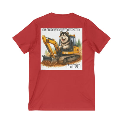 Digmaster Unisex Short Sleeve V-Neck Tee