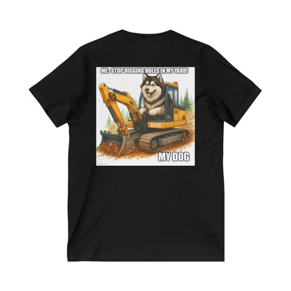 Digmaster Unisex Short Sleeve V-Neck Tee