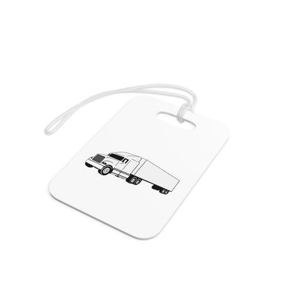 Semi Truck Luggage Tag