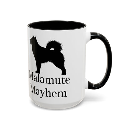 Malamute Mayhem 2-Tone Coffee Mug
