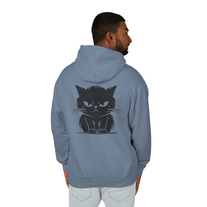 Angry Cat Unisex Lightweight Hoodie