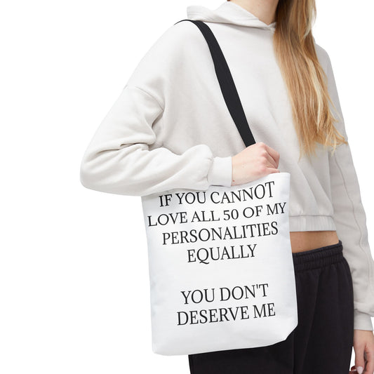 50 Personalities Tote Bag