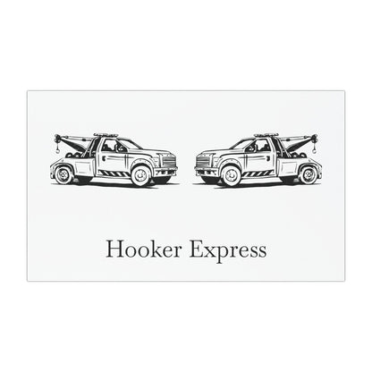 H**ker Express Wheel Lift Tow Truck Indoor/Outdoor Magnet