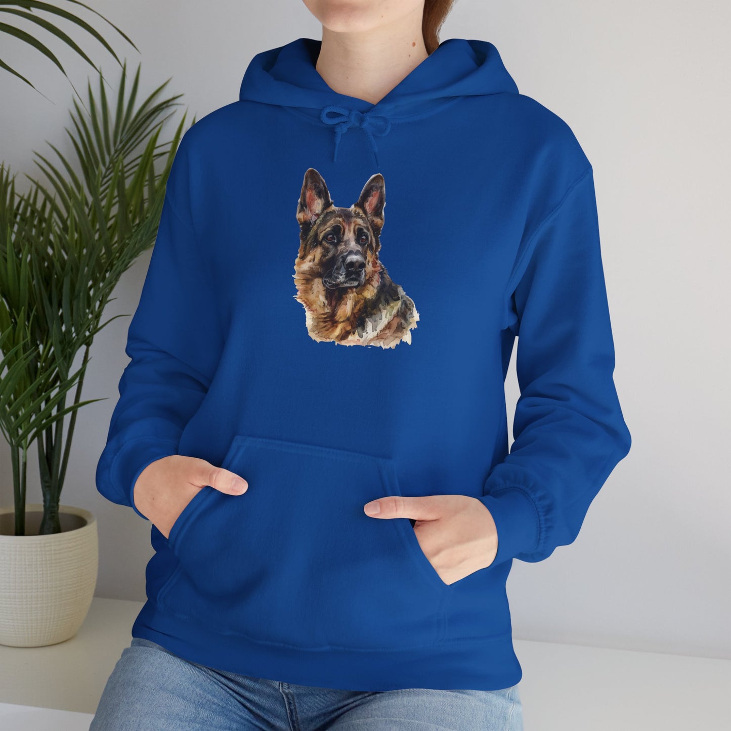 German Shepherd Head Unisex Hoodie