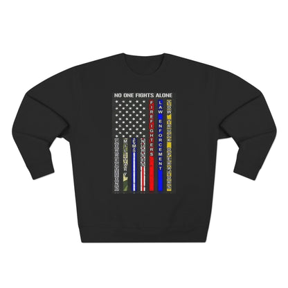 No One Fights Alone Unisex Crewneck Sweatshirt