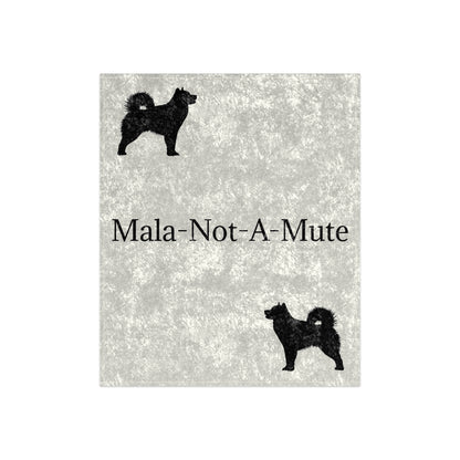 Mala-Not-A-Mute Crushed Velvet Blanket