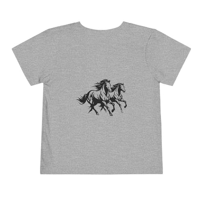 Horsin' Around Toddler Unisex Short Sleeve Crewneck Tee