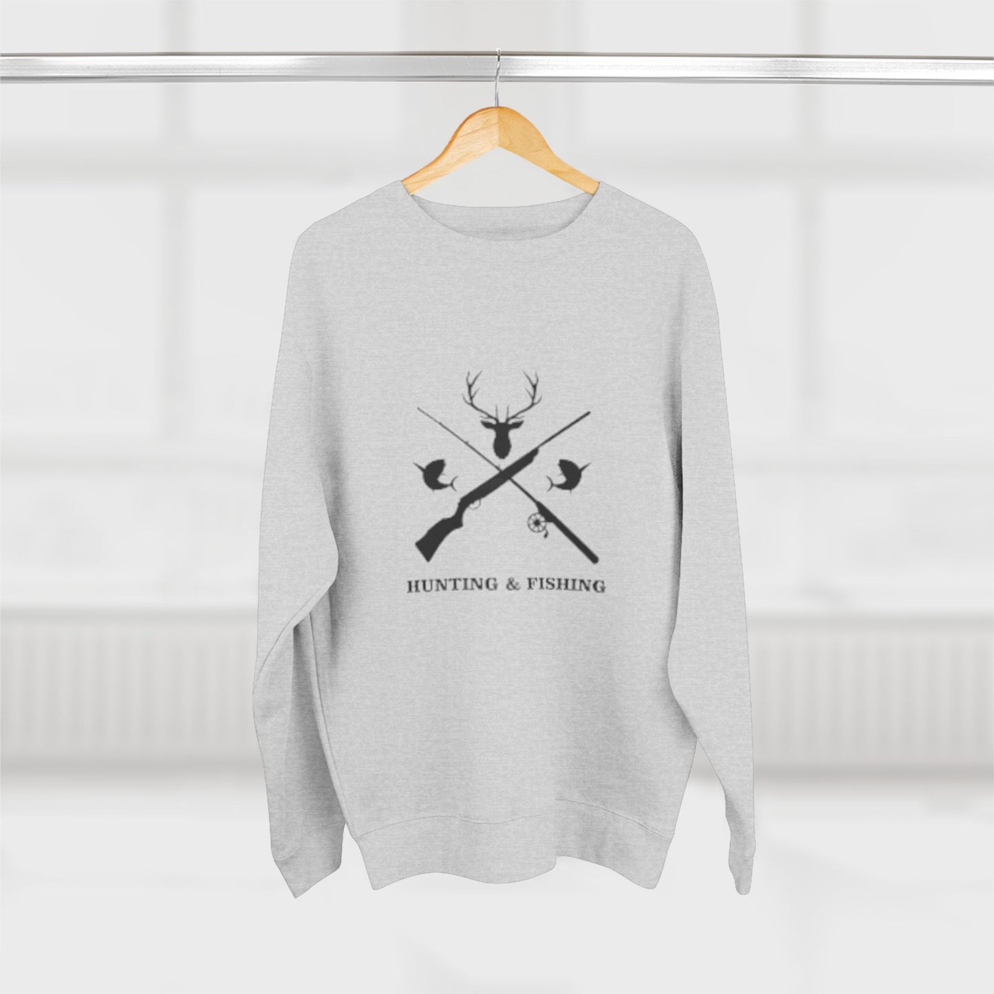 Hunting/Fishing Unisex Crewneck Sweatshirt