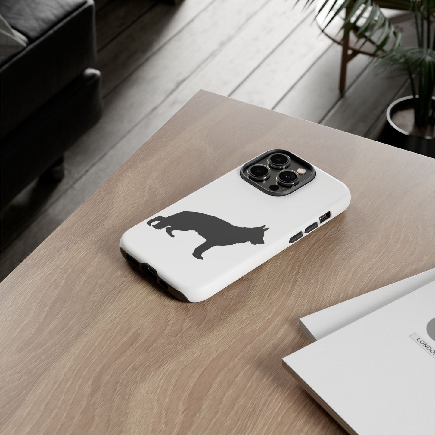 German Shepherd Silhouette iPhone Case