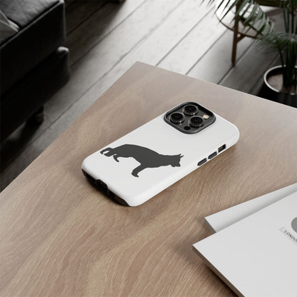 German Shepherd Silhouette iPhone Case