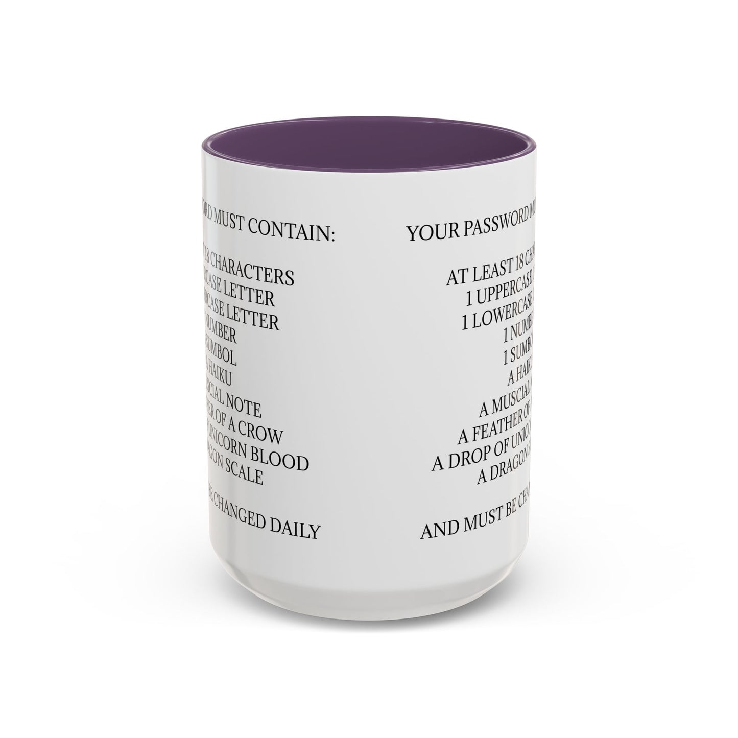Password 2-Tone Coffee Mug