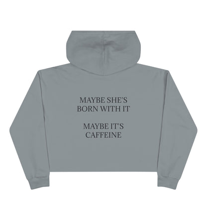 Born With It Women's Crop Hoodie