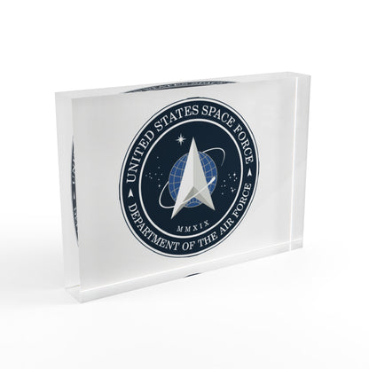 US Space Force Acrylic Photo Block