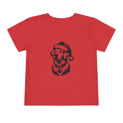 Santa Paws Golden Toddler Unisex Short Sleeve Crewneck Tee