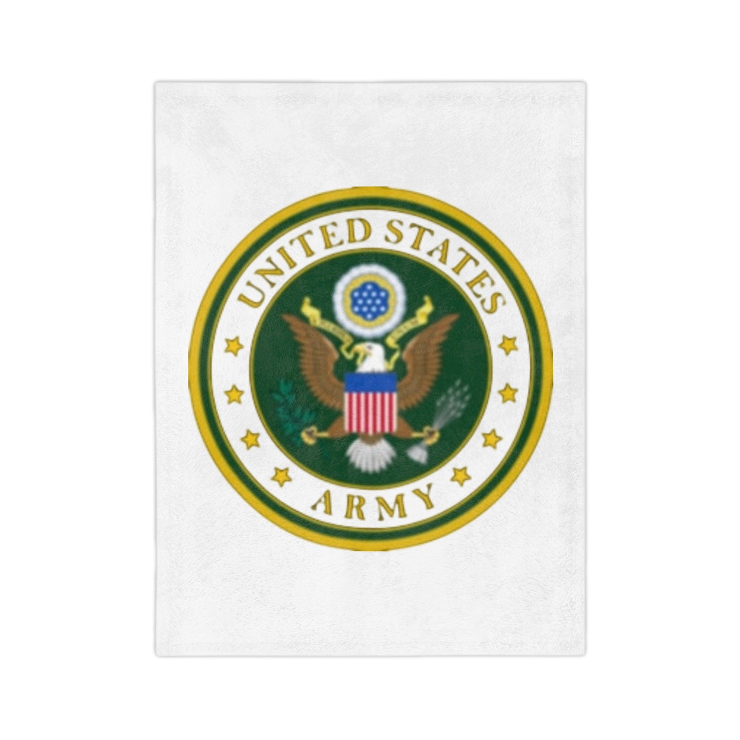 US Army Velveteen Microfiber Blanket