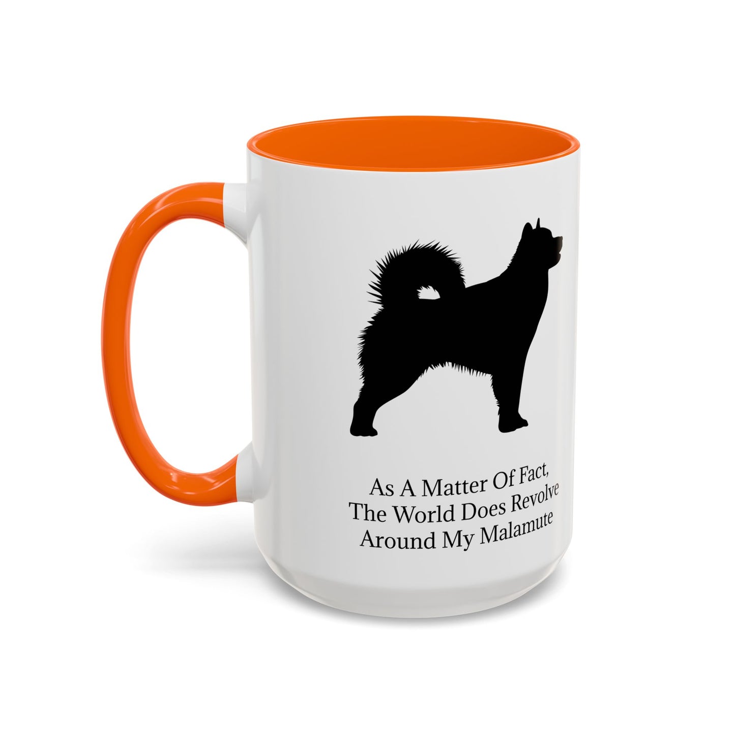 Matter Of Fact Malamute 2-Tone Coffee Mug