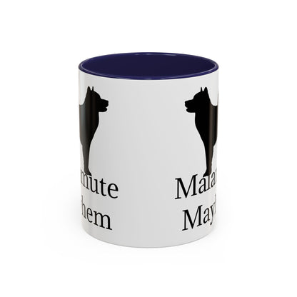 Malamute Mayhem 2-Tone Coffee Mug