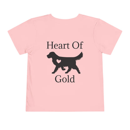 Heart Of Gold Toddler Unisex Short Sleeve Crewneck Tee
