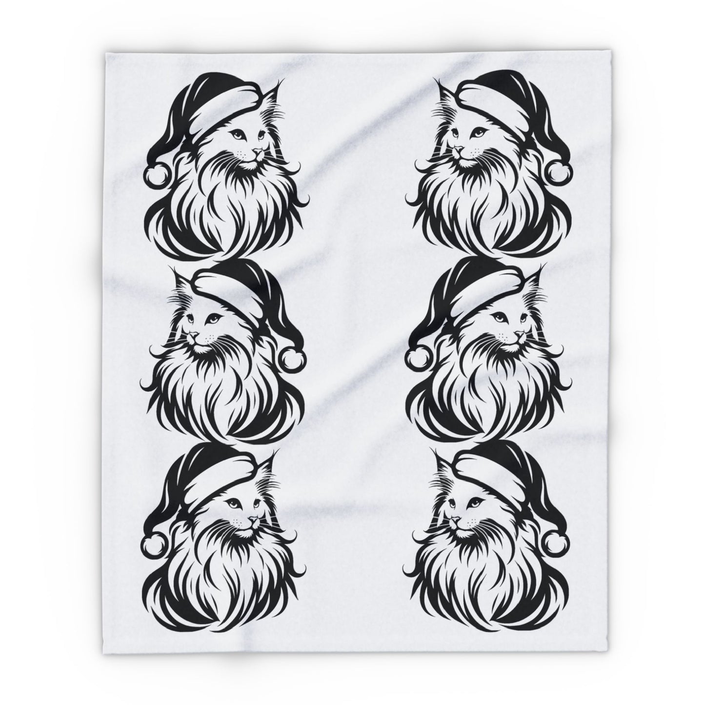 Santa Paws Cat Arctic Fleece Blanket