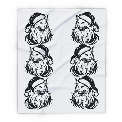 Santa Paws Cat Arctic Fleece Blanket