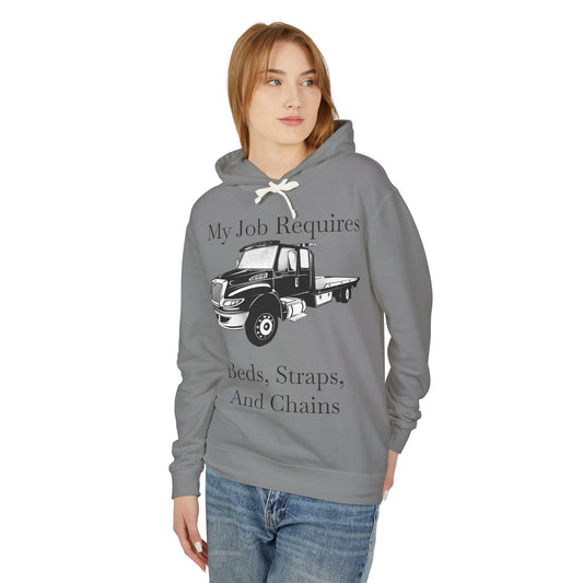 Beds, Straps, And Chains Unisex Lightweight Hoodie